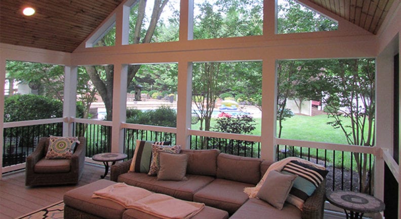 Create outdoor living space to match home