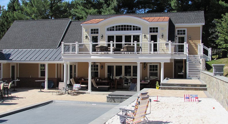 Cool Pool House Addition in Potomac