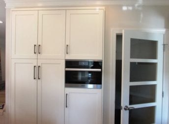 Kitchen and living room in the Kentlands