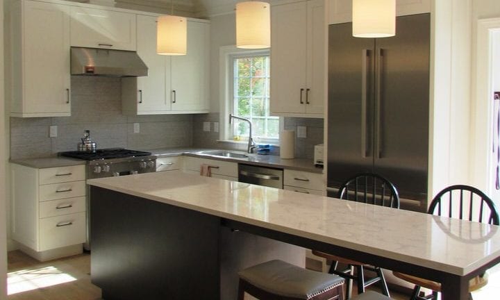 Kitchen and living room remodel