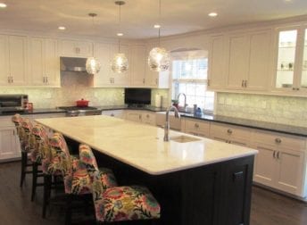 Bright white kitchen in Frederick