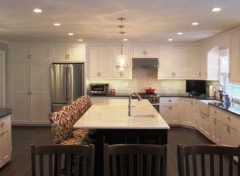 Bright white kitchen in Frederick