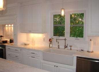 Frederick kitchen remodel with white cabinetry