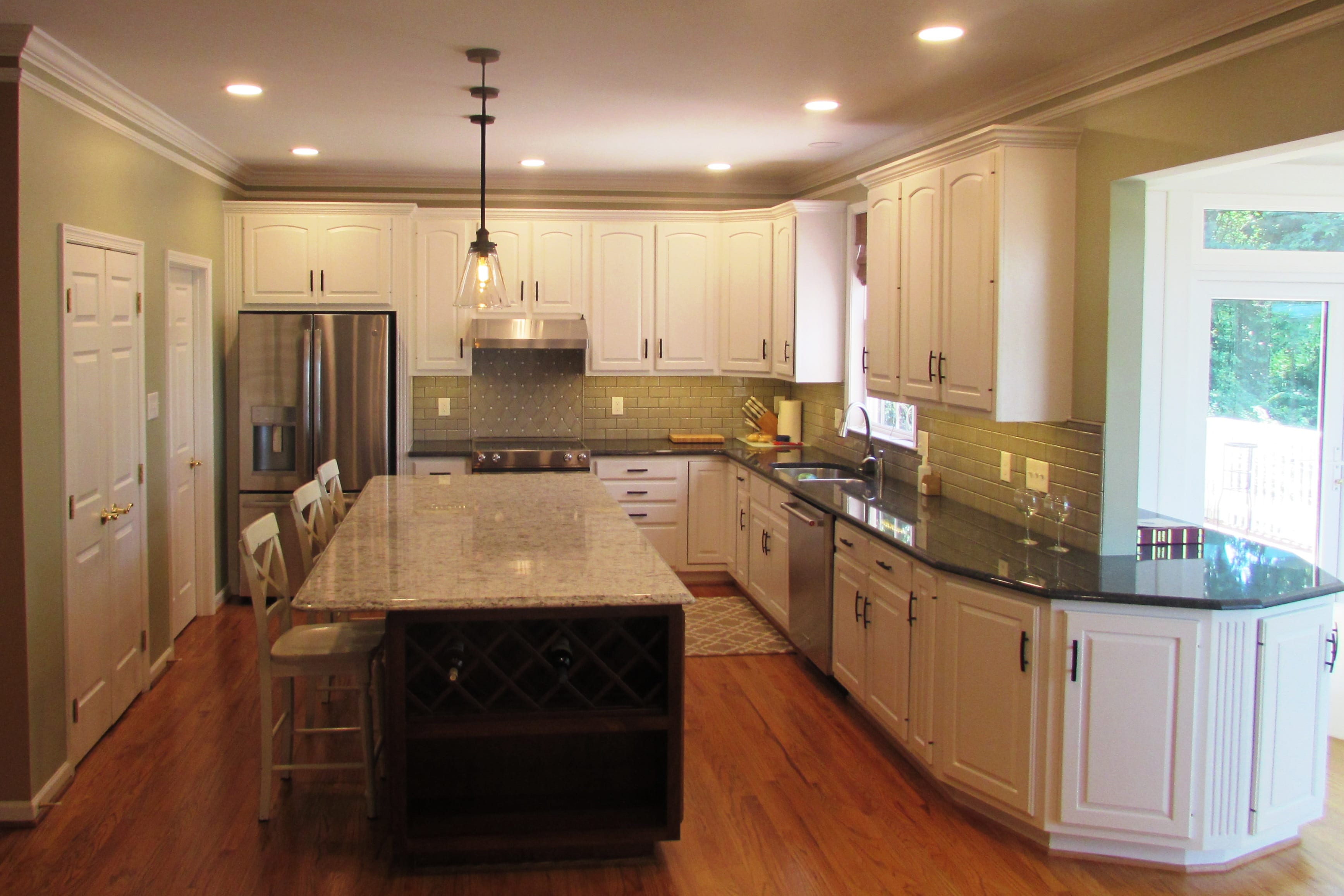 Kitchen Remodel In Frederick With Green