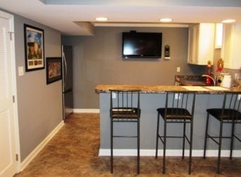 Cool basement remodeling project