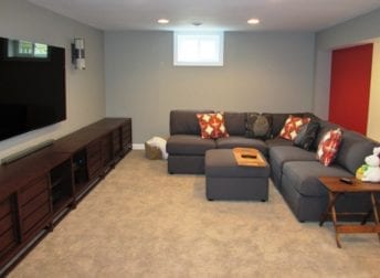 Basement remodel in the Kentland's of Gaithersburg