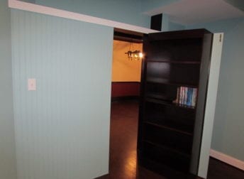 Urbana basement remodel with a secret