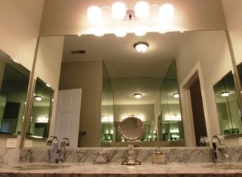 Condo bathroom remodels in downtown Frederick with custom shower enclosures and stand alone tub, think what they may look like in your house