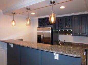 Urbana basement remodel