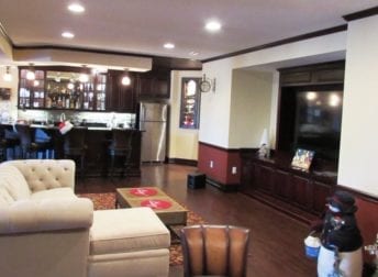 Basement remodel with a secret