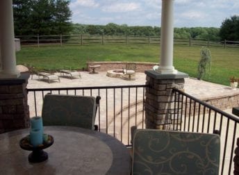 Outdoor living space addition