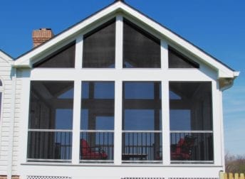 Screened porch project in Middletown