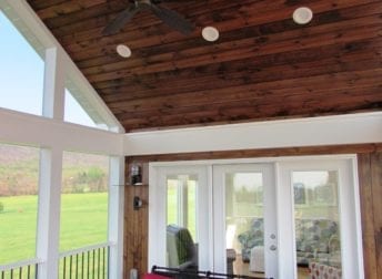 Screened porch project in Middletown