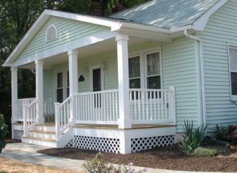 Front porch addition in Jefferson