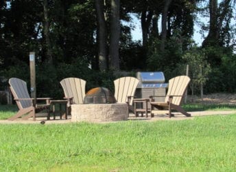 Outdoor living space addition