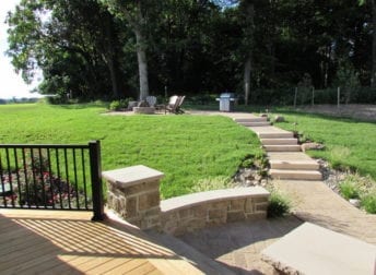 Outdoor living space addition