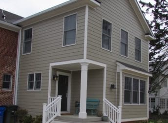 Two-story addition in Baker Park