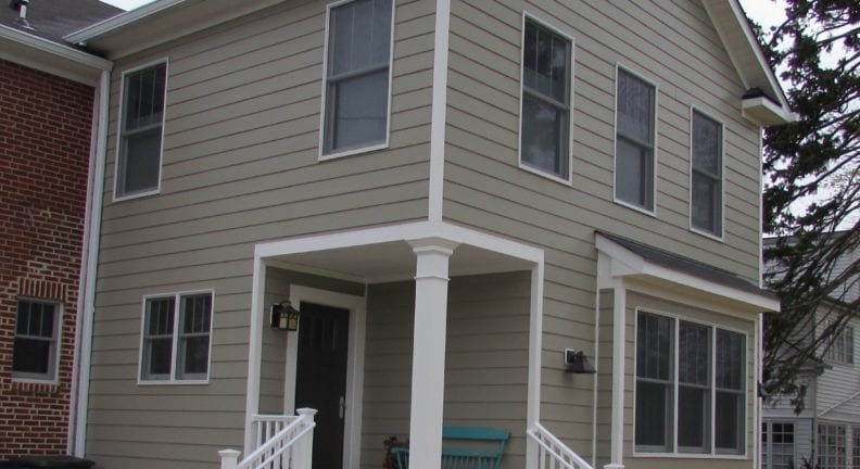 Two-story addition in Baker Park