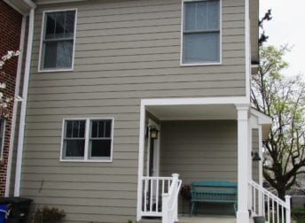 Two-story addition in Baker Park