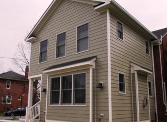 Two-story addition in Baker Park