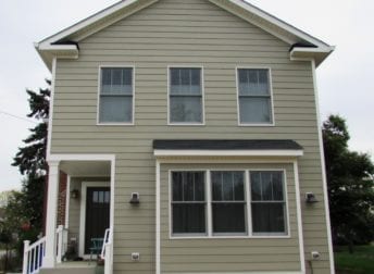 Two-story addition in Baker Park