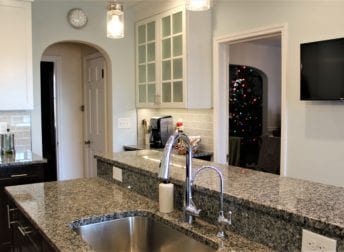 Who does home remodeling in Maryland this one is a kitchen renovation with a beverage station and long island