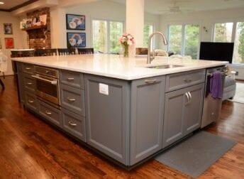 Add a large kitchen island to your home