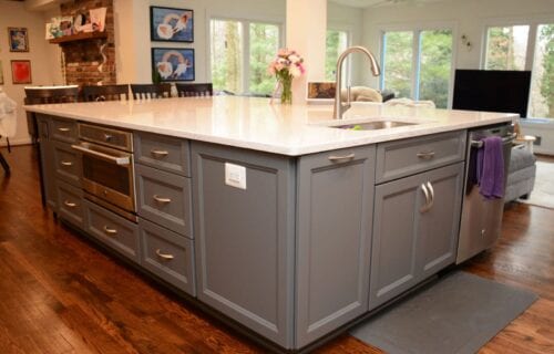 Add a large kitchen island to your home
