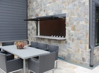 Cool awning window in a design build kitchen remodel