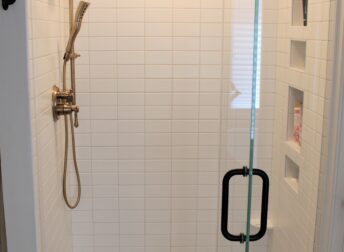 Stylish master bathroom renovation