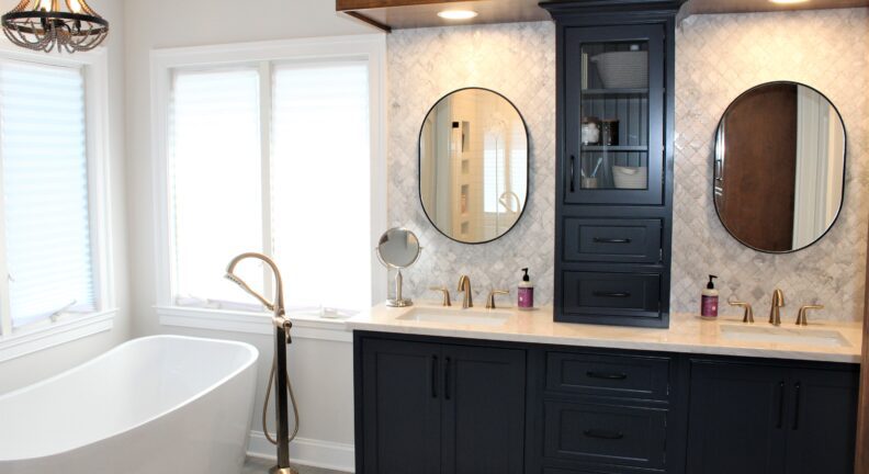 Stylish master bathroom renovation with some great design ideas