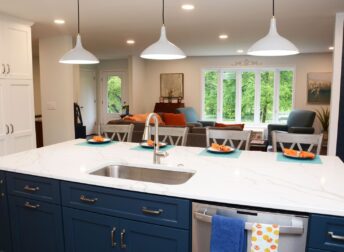 A large kitchen remodeling project in Rockville