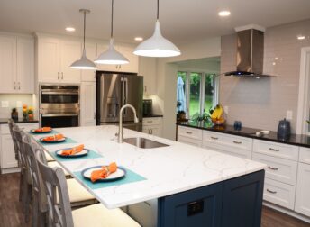 A large kitchen remodeling project in Rockville