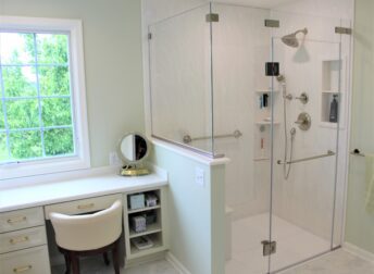 Who does design build bathroom remodeling in the Frederick area?